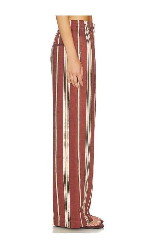  A.l.c. Tyler Pant In Rust,cream. Size S. Also In M, L. 