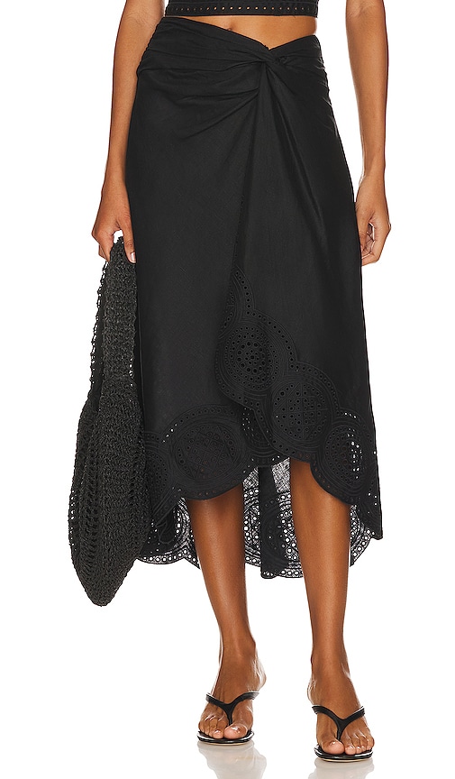 A.L.C. Heather Skirt in Black
