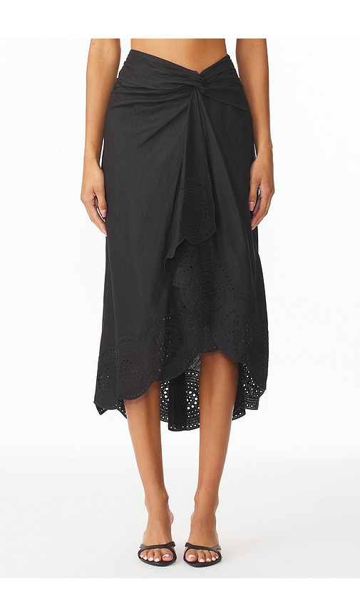 A.L.C. Heather Skirt in Black