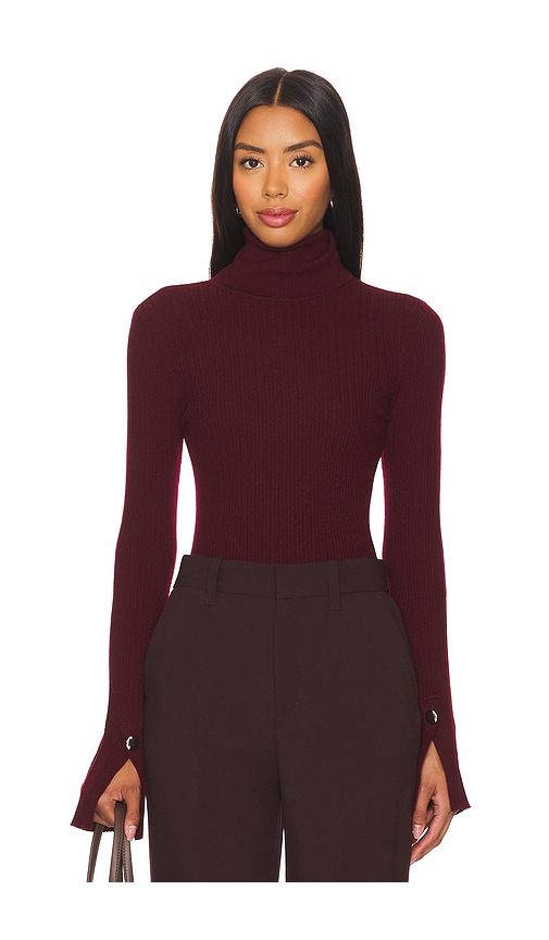A.L.C. Jett Top in Burgundy