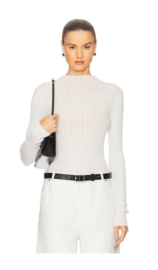 Hugh Top in White. - size XS (also in M, S)