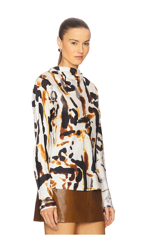 A.l.c Georgia Top In Animal Print
