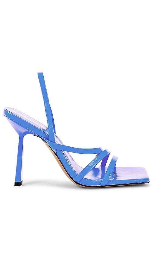 Alias Mae Strappy Heel in Bright Blue Leather