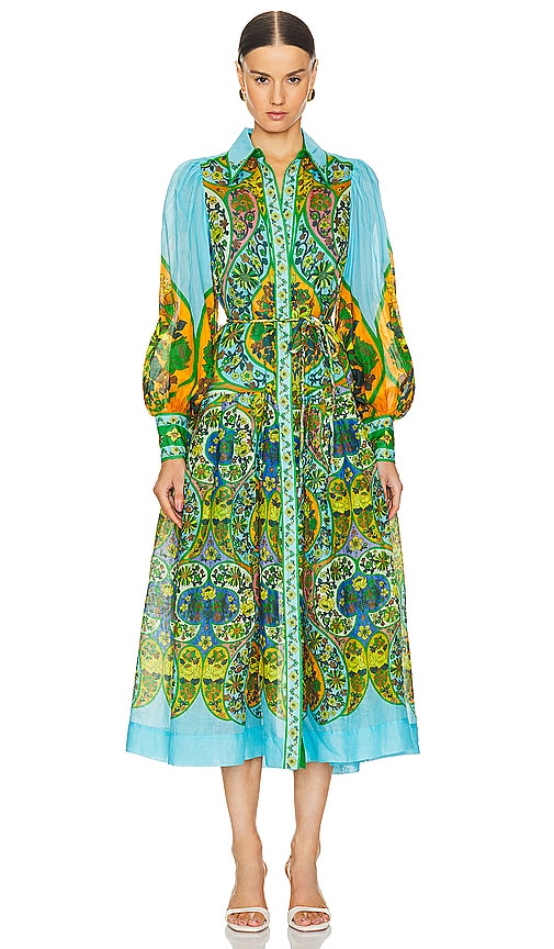 Alemais Sofie Shirtdress in Multi