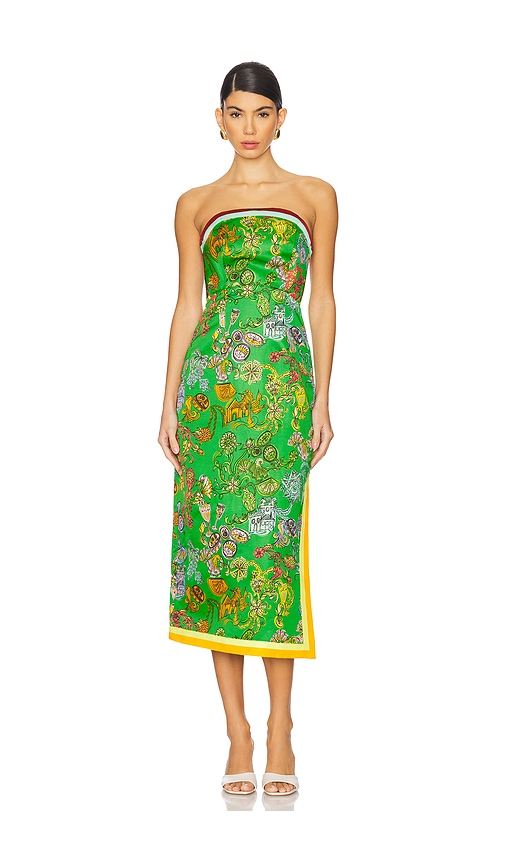 Alemais Fiesta Bodice Dress in Green