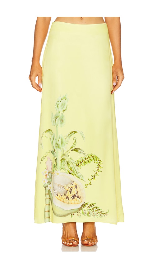 Alemais Sol Skirt in Lemon