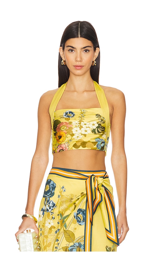 Alemais Cresida Crop Top in Yellow