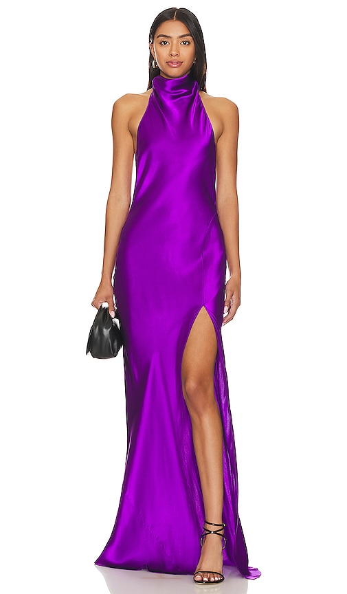 Amanda Uprichard X Revolve Marla Gown In Purple