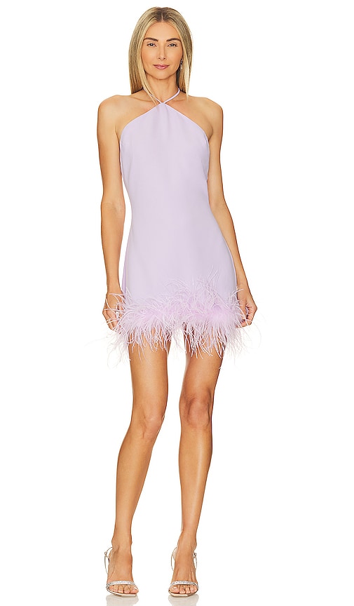 Amanda Uprichard X Revolve Jennica Dress In Lavender