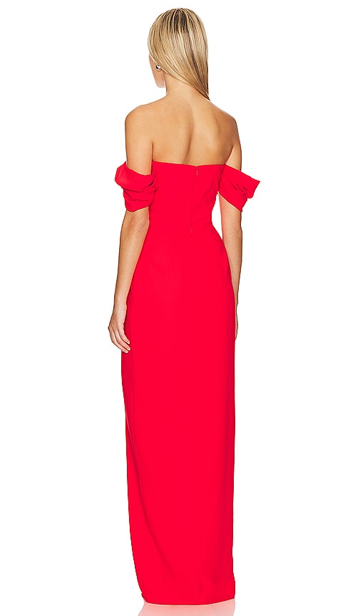  Amanda Uprichard Abendkleid Falcon In Red. Größe Xs. Also In S, M. 