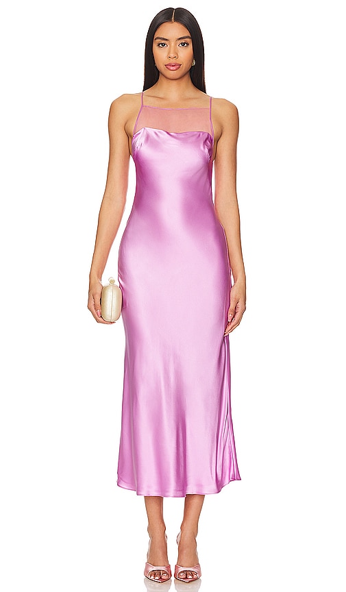 Shop Amanda Uprichard Veronica Dress In Pink