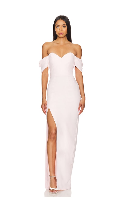 Shop Amanda Uprichard X Revolve Falcon Gown In Blush