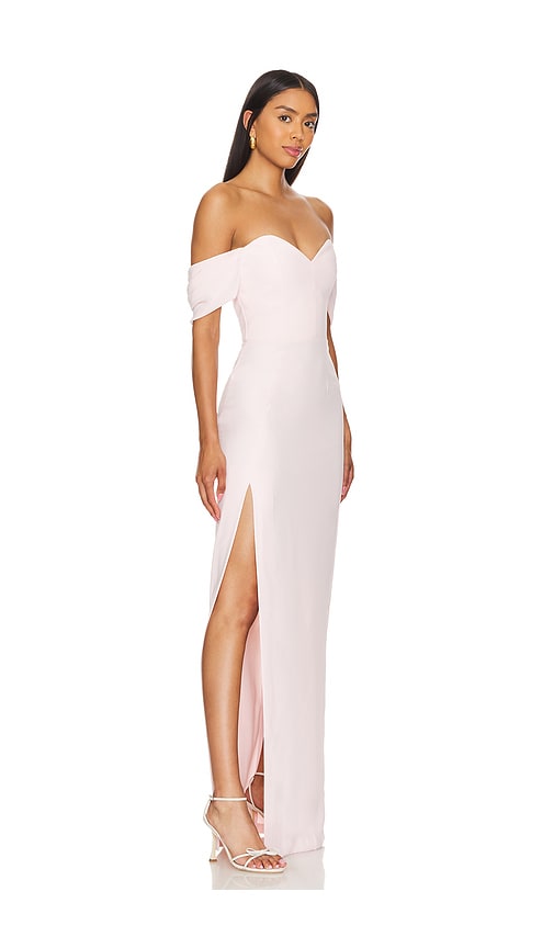Shop Amanda Uprichard X Revolve Falcon Gown In Blush