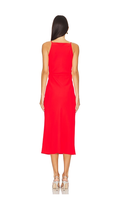  Amanda Uprichard Kleid Shaelyn In Red. Größe Xs. Also In M. 