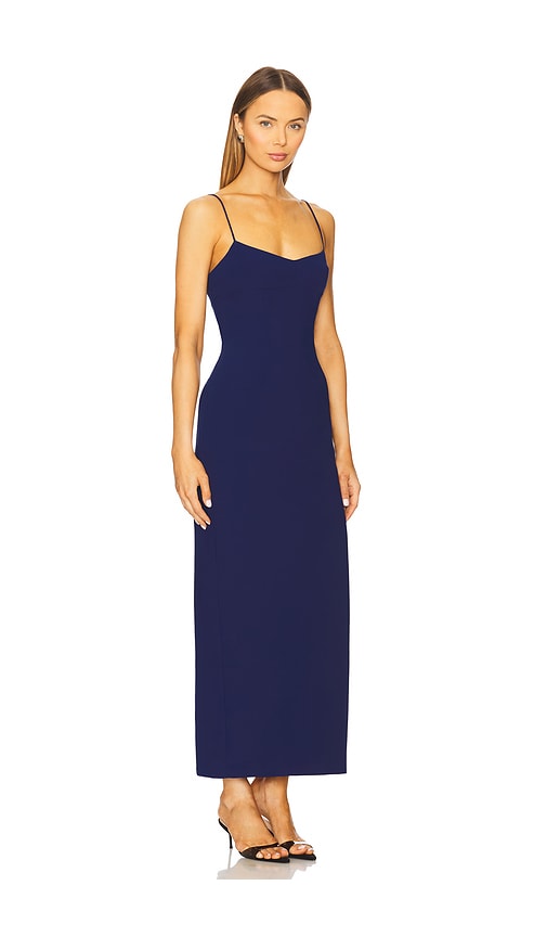 Amanda Uprichard Lawrence Maxi Dress In Navy