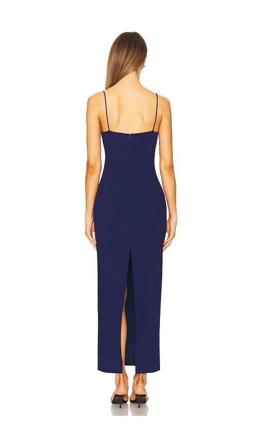  Amanda Uprichard Maxikleid Larence In Navy. Größe S. Also In Xs, M, L. 