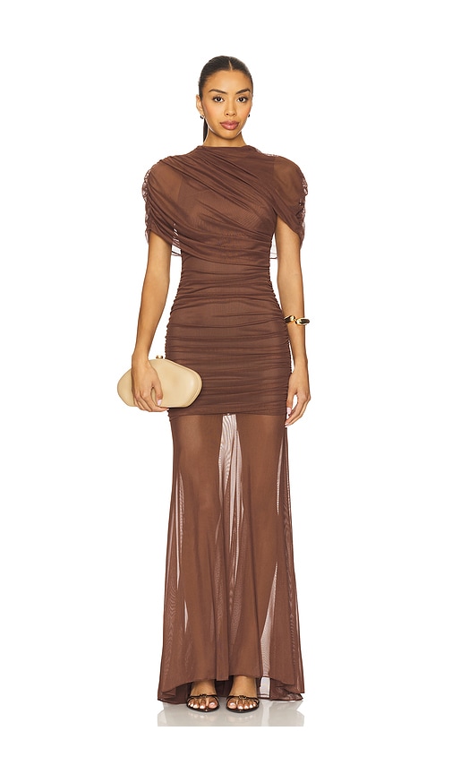 ROBE LONGUE AVEC MAILLE MESH EVIANNA in . Size XS - Amanda Uprichard - Modalova