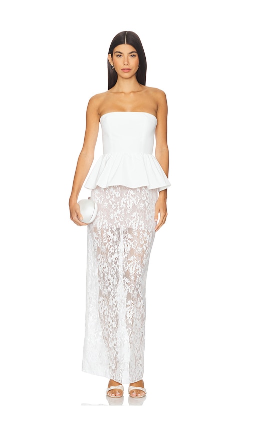 x REVOLVE Cherise Dress in White. - size XS (also in M, S)