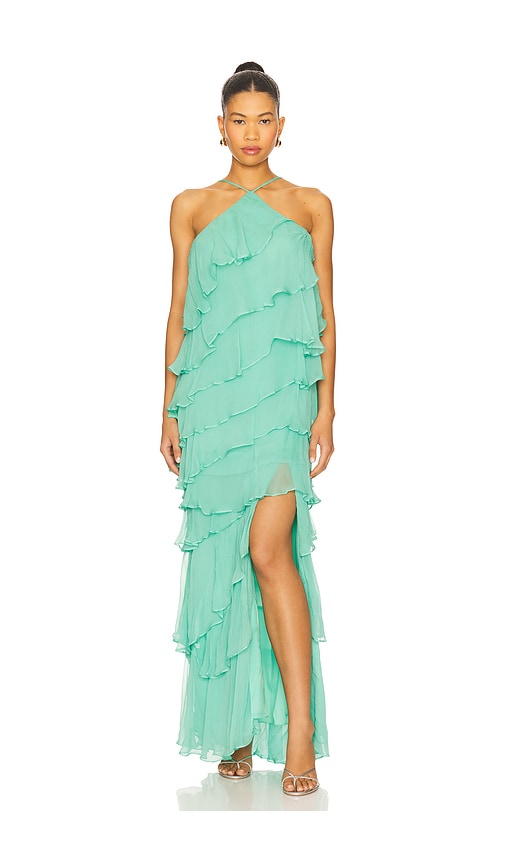 Posie Maxi Dress in Mint. - size XL (also in S, XS)