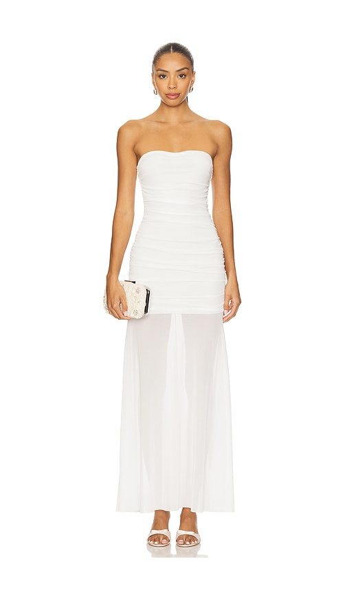 x REVOLVE Leo Dress in Ivory. - size XS (also in L, M, S, XL)