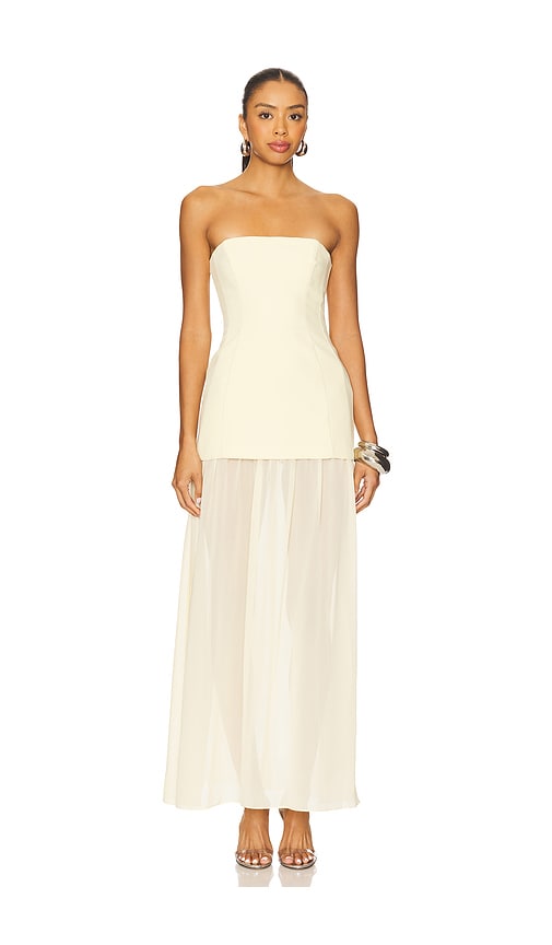 x REVOLVE Linda Dress in Yellow. - size XS (also in L, M, S, XL)