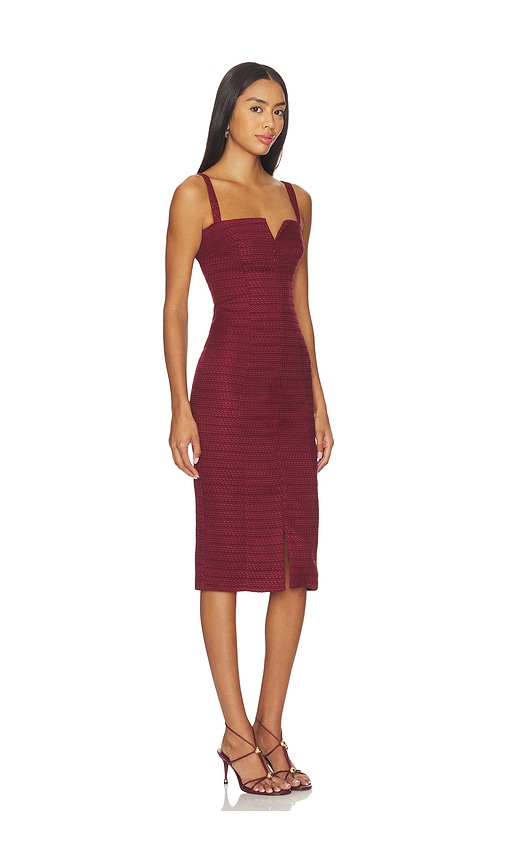 Amanda Uprichard Tisha Dress In Brown