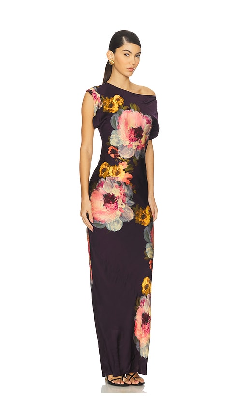 Amanda Uprichard Elroy Maxi Dress In Blue
