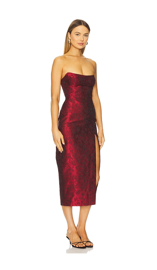 Amanda Uprichard X Revolve Ivy Dress In Red