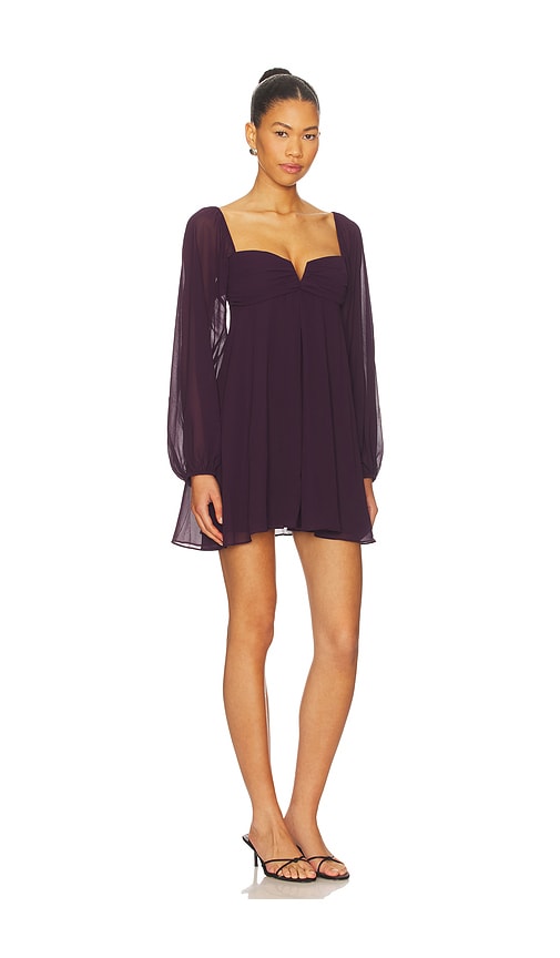 Amanda Uprichard Carrie Dress In Purple