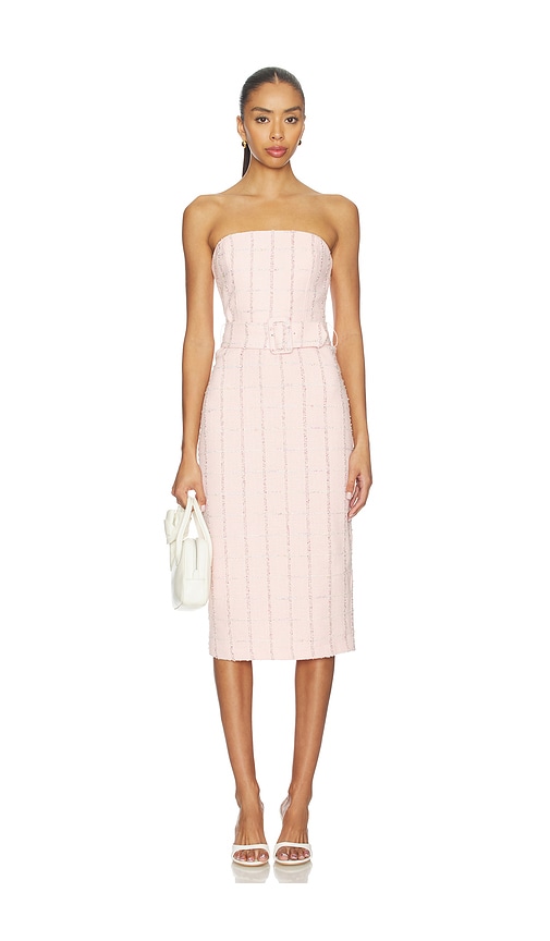 Amanda Uprichard Fae Midi Dress | Thumbnail 3