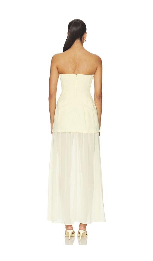  Amanda Uprichard Kleid Christy In Lemon. Größe Xs. Also In S, M, L, Xl. 