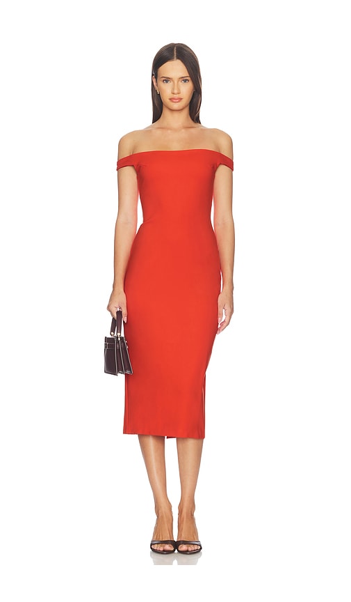 Amanda Uprichard ROBE MI-LONGUE NICO en Red Taille S Also en M L XS XL 275 €