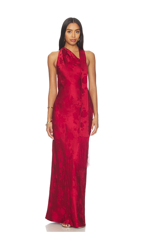 Sonya Maxi Dress With Fringe