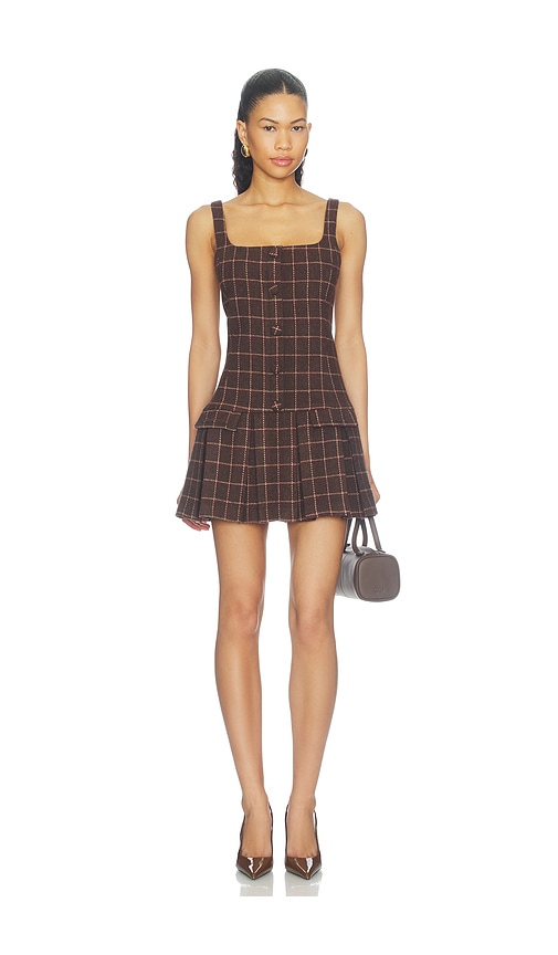 Courtney Dress by Amanda Uprichard in Mocha