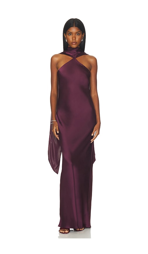 Ashton Gown by Amanda Uprichard in Oxblood