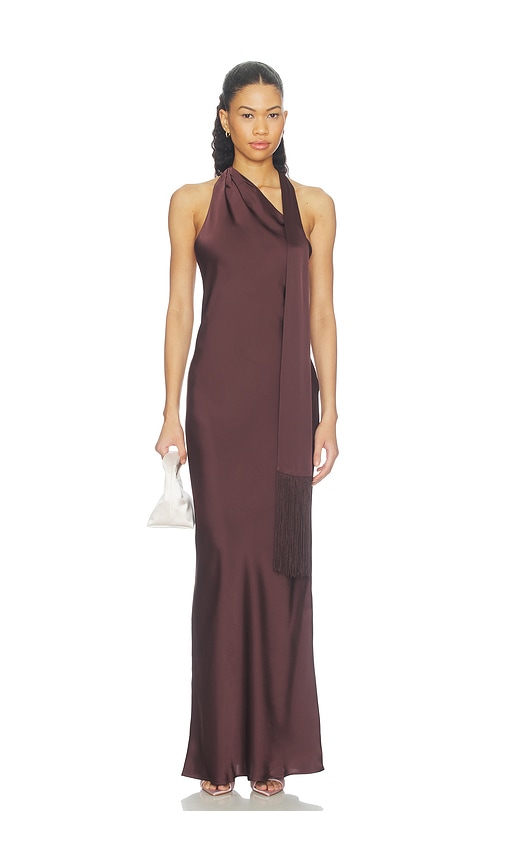 Sonya Maxi Dress With Fringe