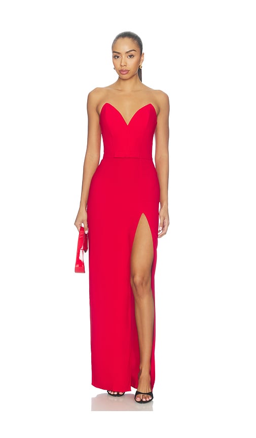 Ailany Maxi Dress by Amanda Uprichard in Scarlet