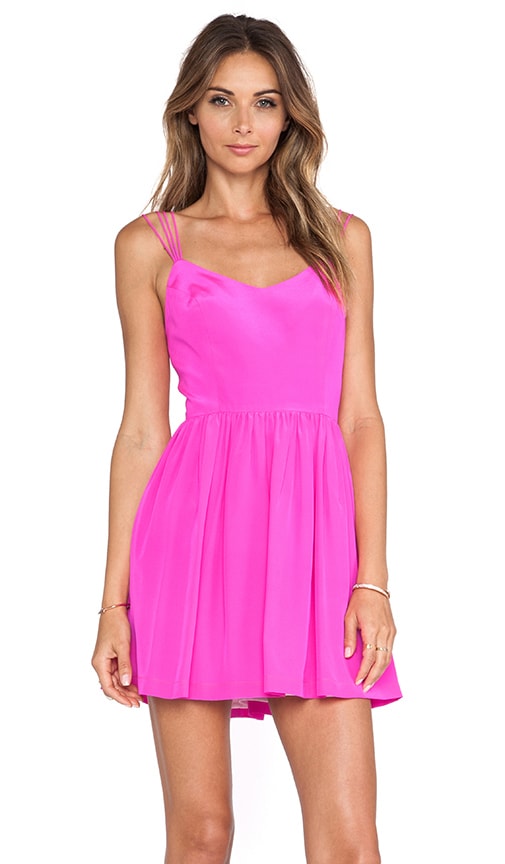 amanda uprichard hot pink dress