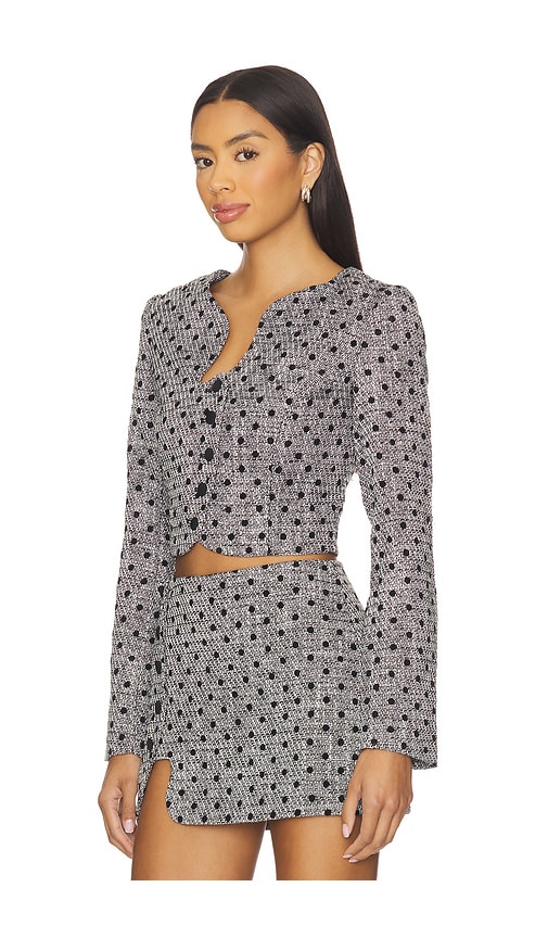 Amanda Uprichard Puzzle Jacket In Gray
