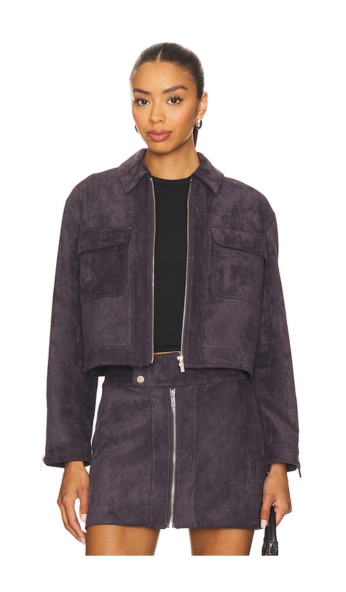 Amanda Uprichard Becker Jacket In Gray
