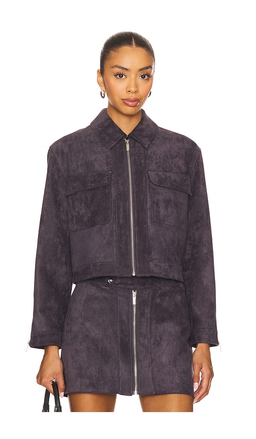 Amanda Uprichard Becker Jacket In Gray