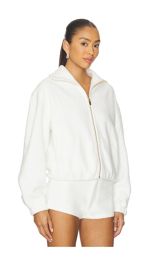 Amanda Uprichard Como Bomber Jacket In White