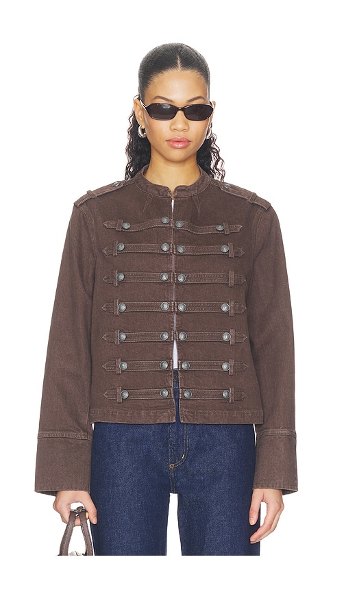 Amanda Uprichard Emma Jacket en Brown Taille XL Also en S XS M L 281 €