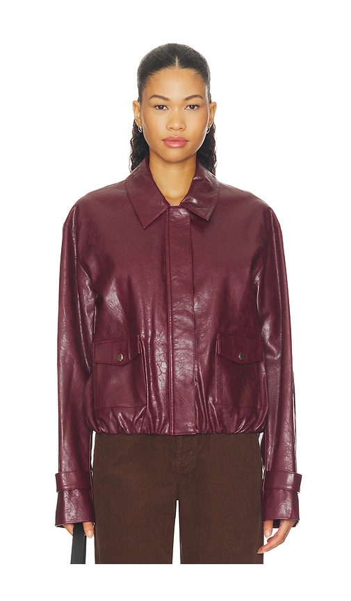 Karla Jacket by Amanda Uprichard in Burgundy
