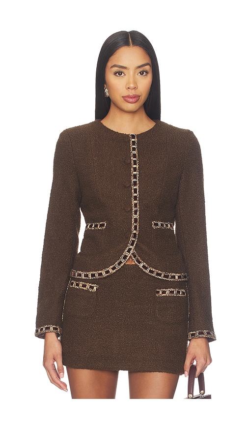 Karrington Jacket by Amanda Uprichard in Cocoa