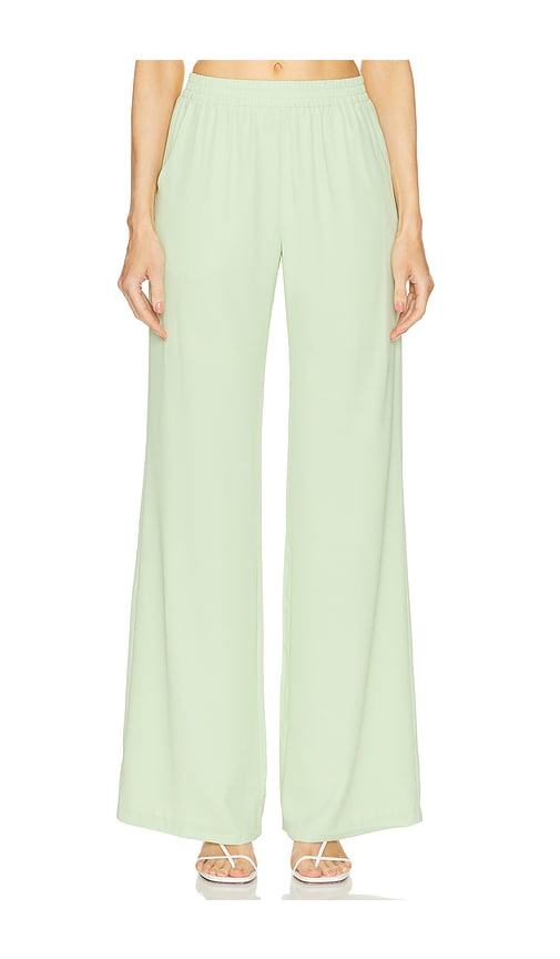 Shop Amanda Uprichard Vera Pants In Sage