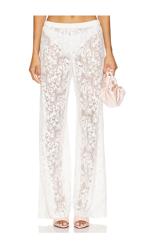 x REVOLVE Mariko Pants in Ivory. - size XS (also in L, M, S, XL)