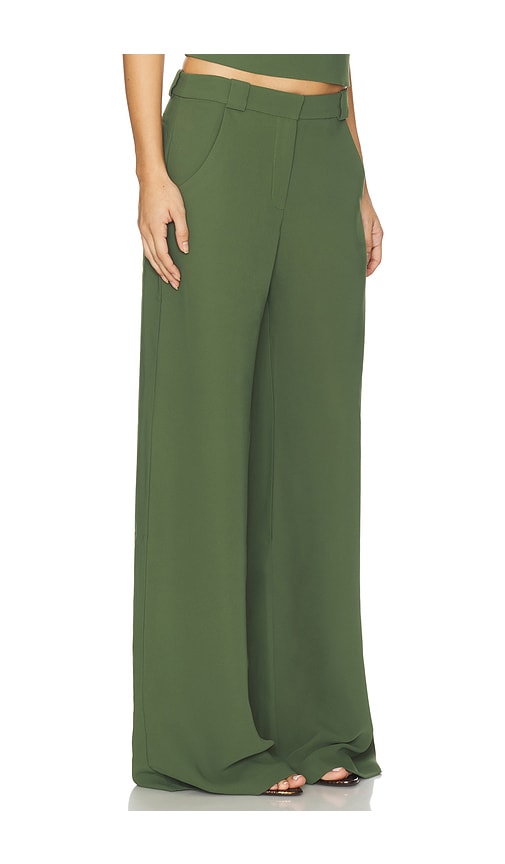 Amanda Uprichard X Revolve Saddler Pants In Green
