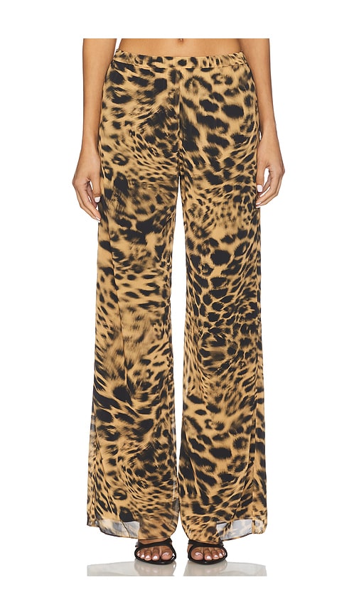 x REVOLVE Mariko Pants in Black & Gold