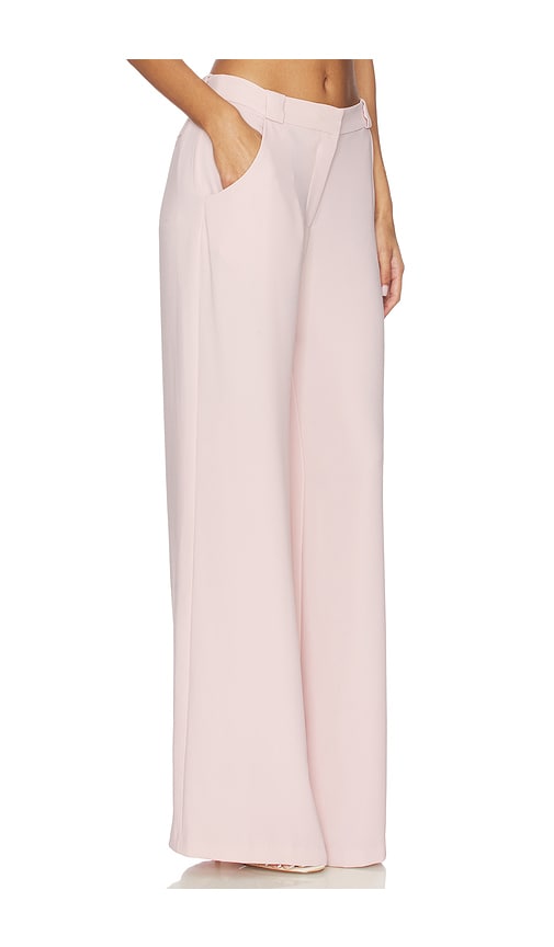 Amanda Uprichard Saddler Pants In Mochi In Pink